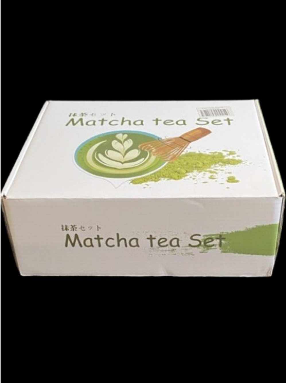 6 Pieces Green Matcha Kit for Matcha Lover Tea Ceremony White Ceramic Bamboo